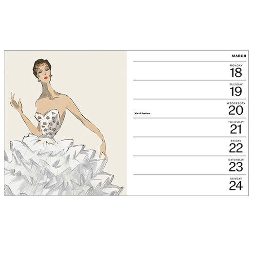 Fashion Illustration 2024 V&A Desk Diary